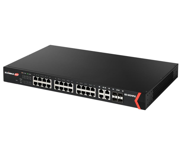Edimax 24p GS-5424PLC (24x10/100/1000Mbit 4xSFP Combo) - 445946 - zdjęcie 4